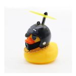 Rubber Duck Car Bicycle Decorations Small Yellow Duck Car Accessories Duck Light With Horn - Image 21