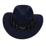 2025 Free Sample Shinehats Luxury Chapeau Femme Western Wide Brim Hat Fedora Wholesale Cowboy Felt Custom Logo Cowboy Hats - Image 14