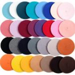 Berets-EA138 2022 Vintage Felt 100% Custom Wool  Embroidery Red Berets Girl Beret Caps for Women