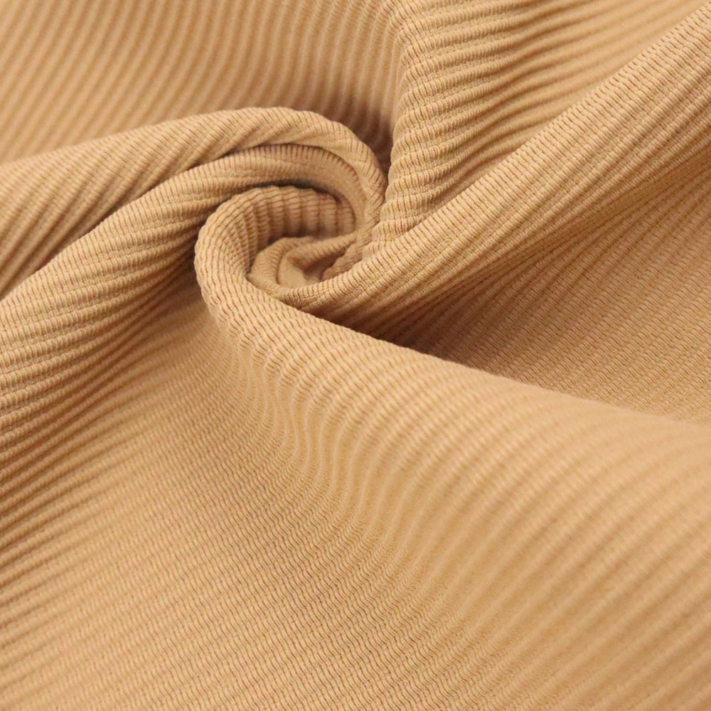 H4df050738c9f4acf8d130cc331b73d74F Stock Lots High Elasticity Full Dull Nylon74 Circular Knitted Spandex 26 Ribbed Dull Fabric for Making Swimsuits - Image 1