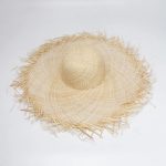 Stock Women Raffia Straw Hat Large Wide Rough Brim Floppy Straw Hat Beach Summer Sun Visor Hat - Image 8