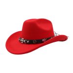 Custom Halloween Ghost Cowboy Autumn Spring New Arrival Fashion Men Women Vintage Australia Wool Felt Fedora Hat - Image 12