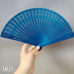 Wooden Hand Held Folding Fan  Multicolor Vintage Bamboo Hollow Carved Handheld Fans for Wedding Party Birthday Gift - Image 11
