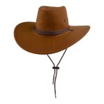 Hot Selling American Style Western Cosplay Suede Vintage Knight Felt Cowboy Top Hat Fedora Hats - Image 15