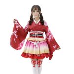 High Quality Japanese Traditional Kimono Pajamas Cosplay Lolita Maid Dress Anime Uniforms Halloween Costume - Image 8