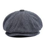 TTN-001 Custom Stetson Men Ivy Type Newsboy Hats, OEM Design Factory Popular  Cotton 6/8 Panels Gatsby Men Beret Hat