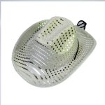 LED Light up Cowboy Hat Halloween Christmas Festival Flashing Sequin Party Hats Cosplay Costume for Carnival Mardi Gras - Image 7