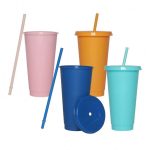 24 16Oz Wholesale Personalized Plastic Water Lightweight Frosted Cold Drink Cup - Image 4