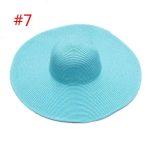 ABOUT 19 COLORS Real Factory Price Cheap Good Quality Floppy Straw Hats Beach Paper Hat - Image 13