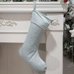 Wholesale 9 Colors Velvet Christmas Stocking Multi Colors Monogram Personalize Velvet Christmas Stocking Decoration - Image 11