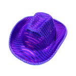 OR258 Colorful Led Light up Festival Halloween Christmas Western Cowgirl Cowboy Hat for Party Performance - Image 5