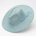 12 Colors High Quality Cheaper Wholesale Women and Men Wide Brim Suede Fedora Hats - Image 5