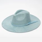 12 Colors High Quality Cheaper Wholesale Women and Men Wide Brim Suede Fedora Hats - Image 9