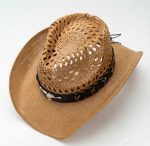 Fedora Hat for Adults Vintage Jazz  Printed Summer Panama Style with Wide Brim Mexican Straw Hat for Men Women - Image 2