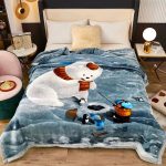 Winter Sherpa Plush Warm Blanket for Adult  king Size  Thick Warm Fluffy Home Soft Raschel  Blankets - Image 11