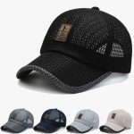 Men's Mesh Cap Outdoor Breathable Large Mesh Winning the Bid Baseball Hat Sunscreen Casual Sports Duck Tongue Cap - Image 6