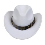 2025 Free Sample Shinehats Luxury Chapeau Femme Western Wide Brim Hat Fedora Wholesale Cowboy Felt Custom Logo Cowboy Hats - Image 29