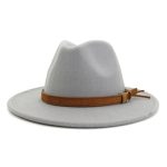 Wholesale New Arrive Custom Trilby Retro Large Brim Felt Fedora Hats - Image 17
