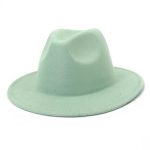 Wholesale High Quality Mixed Color European and American Blank Retro Men's Felt Fedora Hats Jazz Hat - Image 14