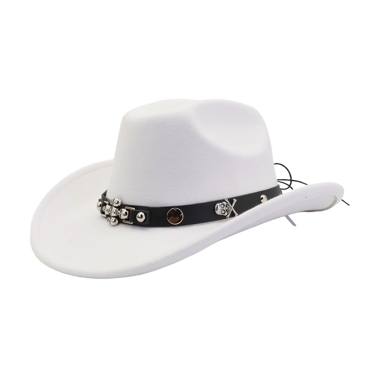 Custom Halloween Ghost Cowboy Hat Autumn Spring New Arrival Fashion Men Women Vintage Australia Wool Felt Fedora Hat