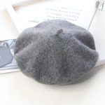 Berets-ea001 Wholesale Multicolor Fashion Design Female Faux Fur Beret Flat Cap, High Quality Adult Custom Beret Hats for Women - Image 19