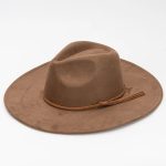 Wholesale Custom Polyester Fedora Hat Suede Felt with Wide Brim and Fashion Bands for Casual and Party Scenes Summer and Winter - Image 8