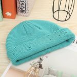 Trendy Circular Pin Hip Hop Autumn/Winter Couple Personalized Fashionable Piercing Men's and Women's Knitted Hat - Image 12