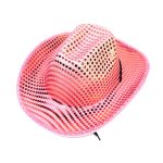 OR258 Colorful Led Light up Festival Halloween Christmas Western Cowgirl Cowboy Hat for Party Performance - Image 12
