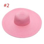ABOUT 19 COLORS Real Factory Price Cheap Good Quality Floppy Straw Hats Beach Paper Hat - Image 8
