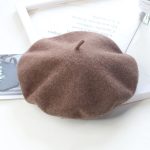 Berets-ea001 Wholesale Multicolor Fashion Design Female Faux Fur Beret Flat Cap, High Quality Adult Custom Beret Hats for Women - Image 28