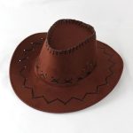 Factory  Unisex Vintage PU Leather Mexican Cowboy Party Hat and Stylish Parties Sunscreen Sun Hathat Western Cowboy Hat - Image 17
