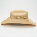 New Beach Bulk Large Designer Hand Woven Women Cowboy Cowgirl Natural Summer Warped Edge Sombrero Cowboy Straw Hat - Image 3