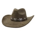 Vintage Jazz Cowboy Fedora Hats for Men and Women Luxury Cowboy Style Suede Jazz Hat with Wide Brim Wholesale Available - Image 6