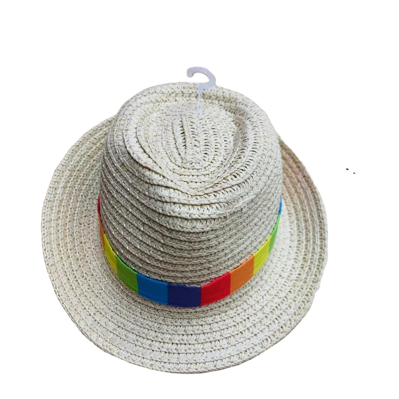 H611179f88ba64230a7135db6cad38eede Mini-0031 Custom Panama Fedora Pet Dog Cat Mini Small Party Straw Hat - Image 1