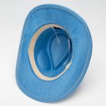 Men Women Solid Color Suede Velvet Trendy Cowboy Hats Vintage Minimalist Jazz Hat Traveling Gentleman Wide Suede Cowboy Hat - Image 5