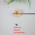 Pet Spring Summer Braided Vintage Farmer Adjustable Diy Doll Decorated Straw Hat Mini - Image 12