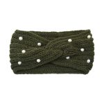 Fashion Pearls Knitted Headband Women Cross Knotted Bands Autumn Winter Ear Warmer Protectors Wide Turban Hair Accessories - Image 29