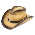 Fashion High Quality Handmade Paper Straw Wholesale Wide Brim Cowboy Hat Bohemian Style Carved Sun Hats Sombreros