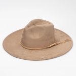 Wholesale Custom 10cm Brim Suede Fedora Hats for Women Water Drop Shape Retroexcavadora Sauna Hat for Party Business Casual - Image 14