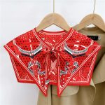ENcollar-186 Wholesale Pearl Ea Cos Neck Lace for Women Clothing Embroidery Rhinestone Design Patch Embroidered Lace Collar - Image 24