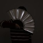 Foldable Hand Fan With Led Light Glowing Fluorescent Discoloration Fan for Night Performance Dj Bar Club Room Party Decoration - Image 11