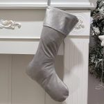 Wholesale 9 Colors Velvet Christmas Stocking Multi Colors Monogram Personalize Velvet Christmas Stocking Decoration - Image 8