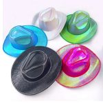 Light-Up Cowboy Hat EL LED Flashing Wire Party Performances Graduation Ramadan School Thanksgiving Diwali New Design Bag Packing - Image 6
