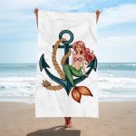 OEM Popular Boat Anchor Design Hawaii Summer Beach Swim Bath Towels Quick Drying Microfiber Beach Towel With Logo Custom Print - Image 8