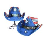 Stock Paper Straw Cowboy Hat Shapable Brim Sombreros Texas Western Cowboy Straw Hat Men Cowgirl Hat