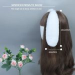 Fluffy Hair Band With Drooping Ears Rabbit Hair Hand-Made Simulated   Cosplay Pug Poodle Ears Fursuit Parts Accessories - Image 2