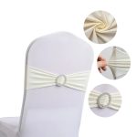 High Quality Spandex Chair Sashes for Party Wedding Decorative Wholesale  Banquet Decor Stretch Knot - Image 15