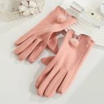 Hot Selling Winter Men Women Rabbit-Hair Warm Outdoor Cycling Wind-Proof & Cold-Proof More Velvet Touch Screen Glove - Image 8