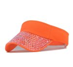 Fashion Bedazzled Bling Visor Cap Hat Adults Embellished With Rhinestone for Outdoor Sports Travel Fishing Daily Use - Image 10