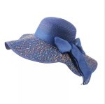 Wholesale Fashion Summer Beach Sun Straw Hat for Women,  Beautiful Style Seaside Big Brim Woven Stars Ornament Paper Straw H - Image 2